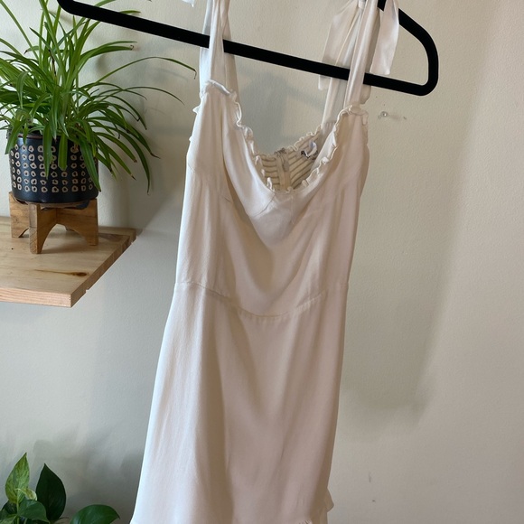 Reformation Christine White Dress Size 4 - Picture 5 of 5